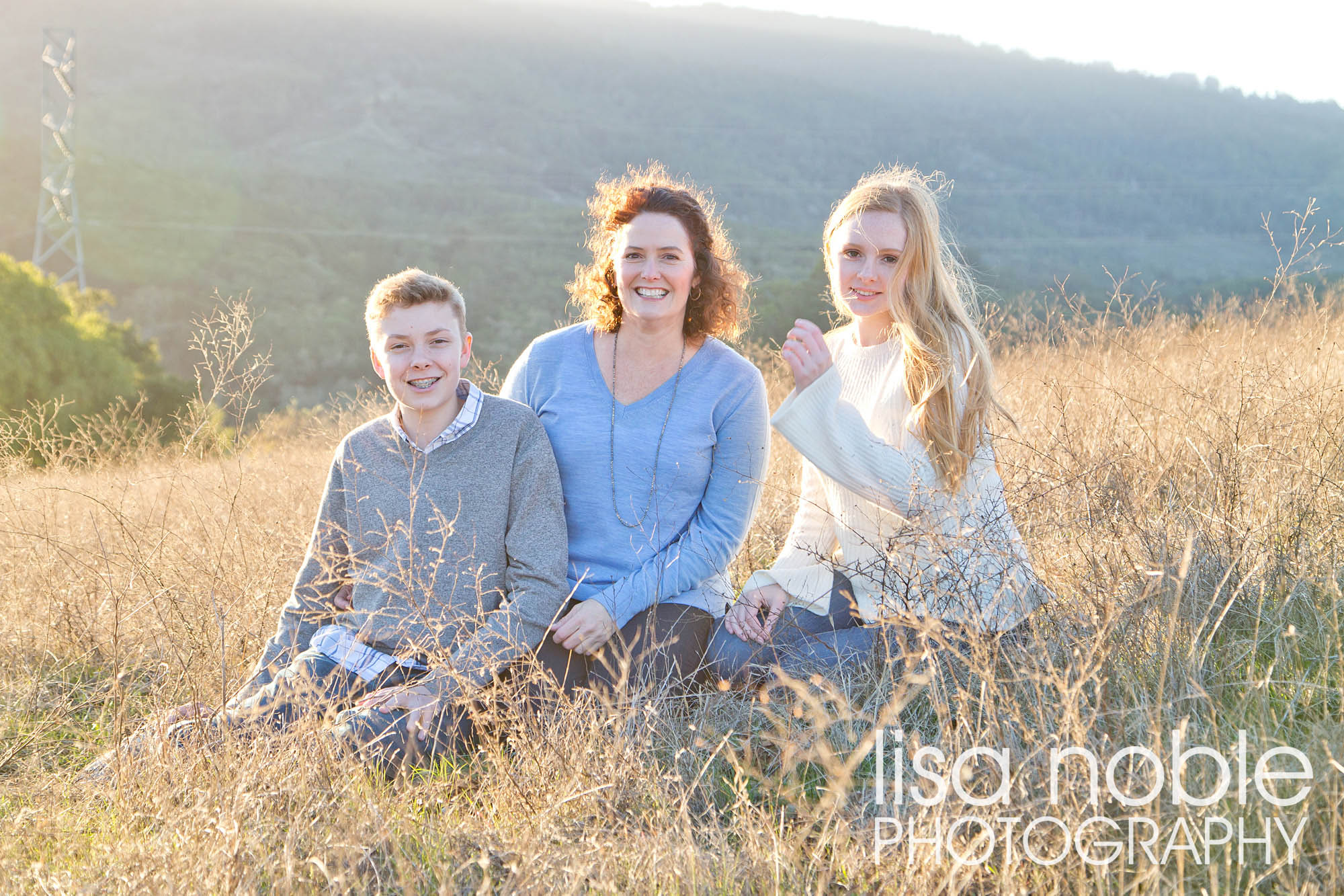 Professional family photography in the golden Bay Area hills